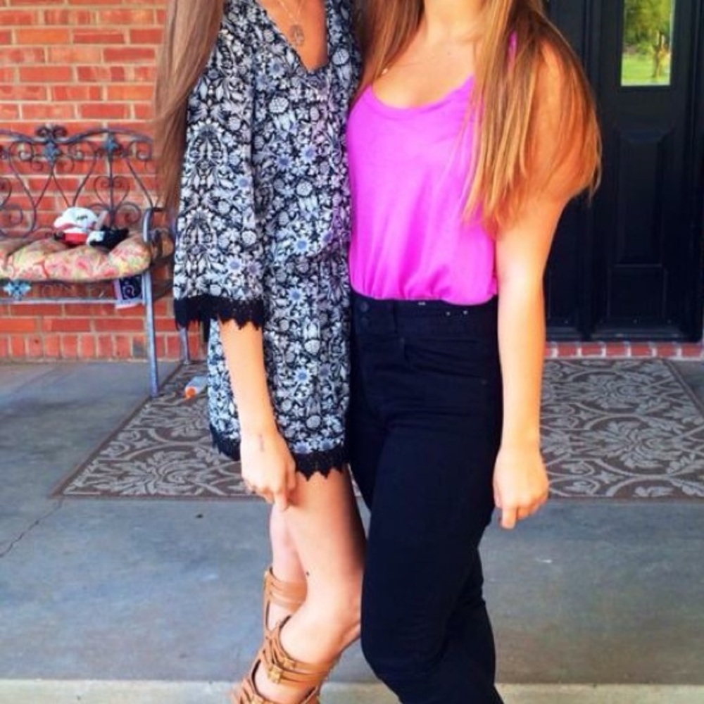 Black and White Romper.